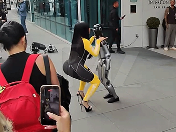 Cardi B Screams as Robot Lunges During Wild SF Lap Dance