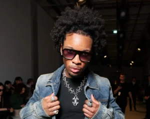 D4vd attends the Juun.J Menswear Spring Summer 2026 show as part of Paris Fashion Week on June 27, 2025 in Paris, France.