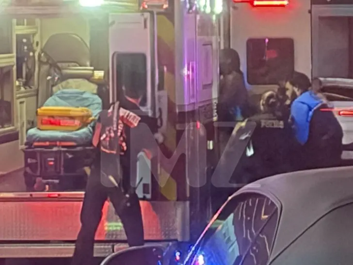 Offset Shooting Scene: Paramedics Rush to Casino 1 Offset Shooting at Florida Casino, Ambulance Rushes to Scene tmz1