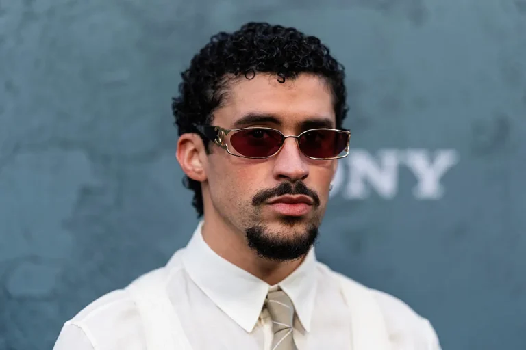 Bad Bunny attends the Caught Stealing New York Premiere