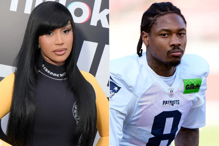 Cardi B, Stefon Diggs.