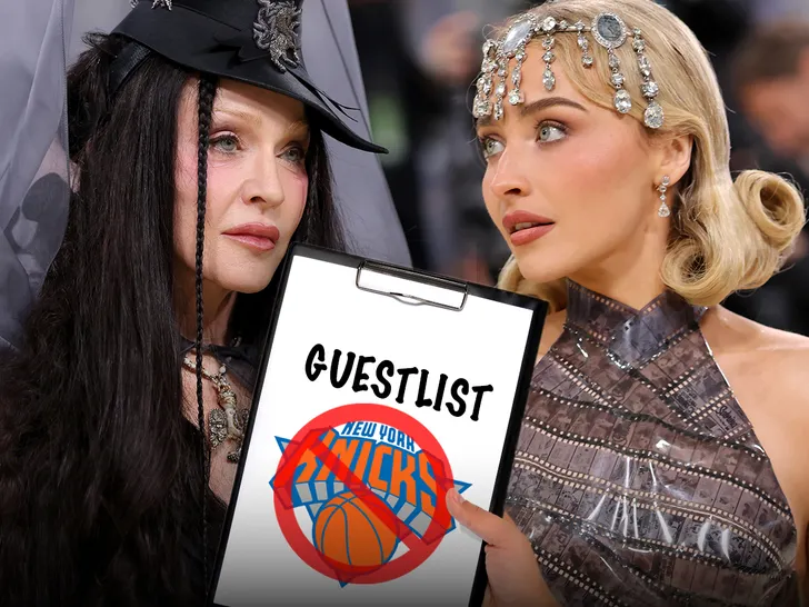 The Knicks Obliterated Philly by 39 Points — and Still Couldn't Get Into Madonna's Party 5 Madonna and Sabrina