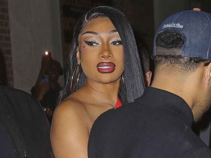Megan Thee Stallion Seen Leaving Final Moulin Rouge Performance