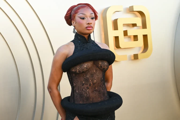 Megan Thee Stallion Says Klay Thompson Made Her Lose Herself Megan Thee Stallion attends Gold House 4th Annual Gold Gala at The Music Center