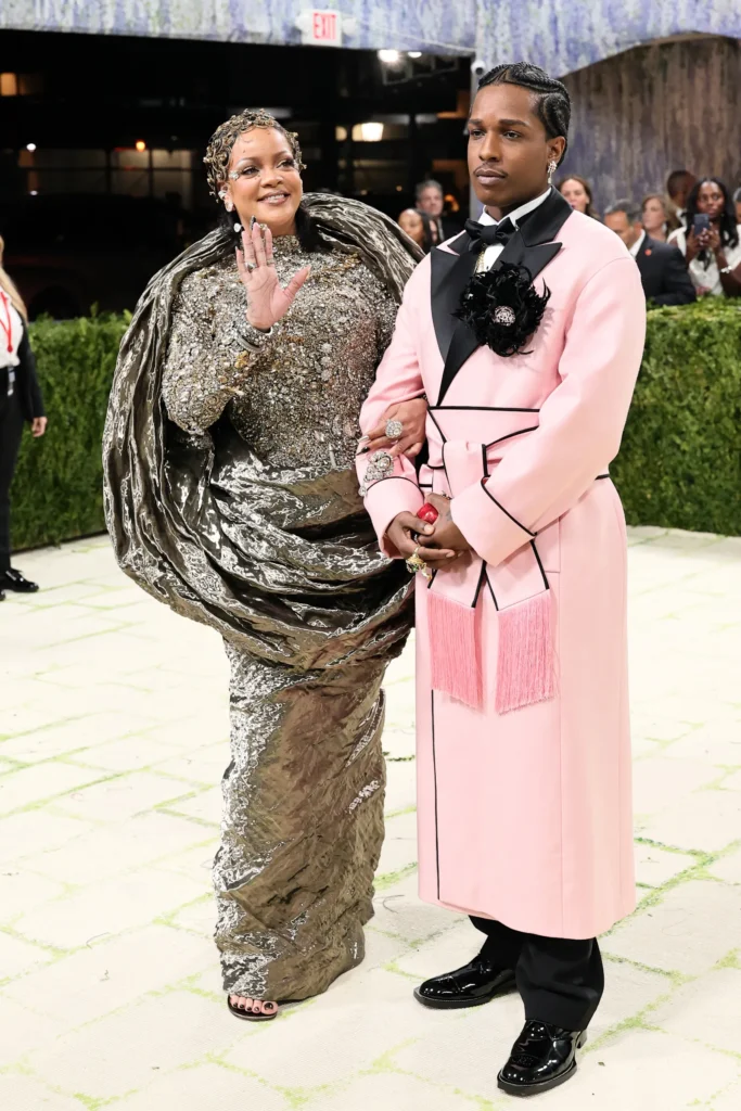 Rihanna and AAP Rocky meta gala