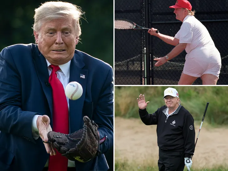 Trump Sized Up a Little Girl's Volleyball Career in the Oval Office and Suggested She Try Soccer Instead 4 Trumps Sporty Side