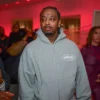 21 Savage attends What Happened To The Streets WHTTS Art Exhibition Reception Works By Slawn