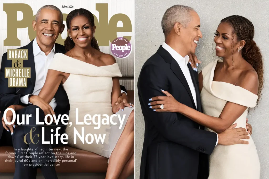 Barack and Michelle Obama cover the July 6, 2026, issue of PEOPLE magazine.