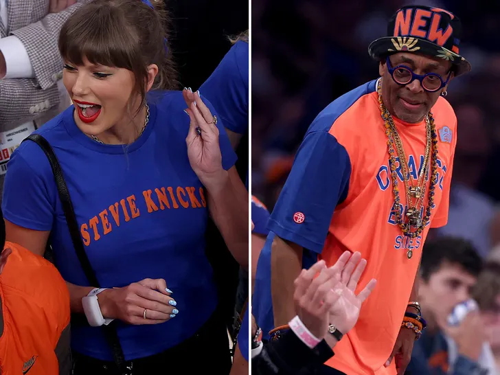Taylor Swift Turns Heads Courtside at NBA Finals 1 Celebs At Spurs vs. Knicks Game Four