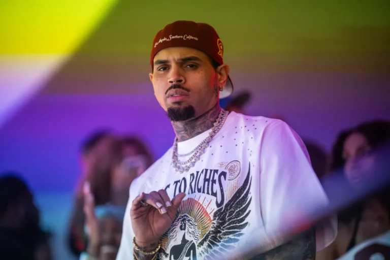 Chris Brown attends Doo Wop All RB Soul Music Presents Breezy Bowl XX Official Tour Afterparty