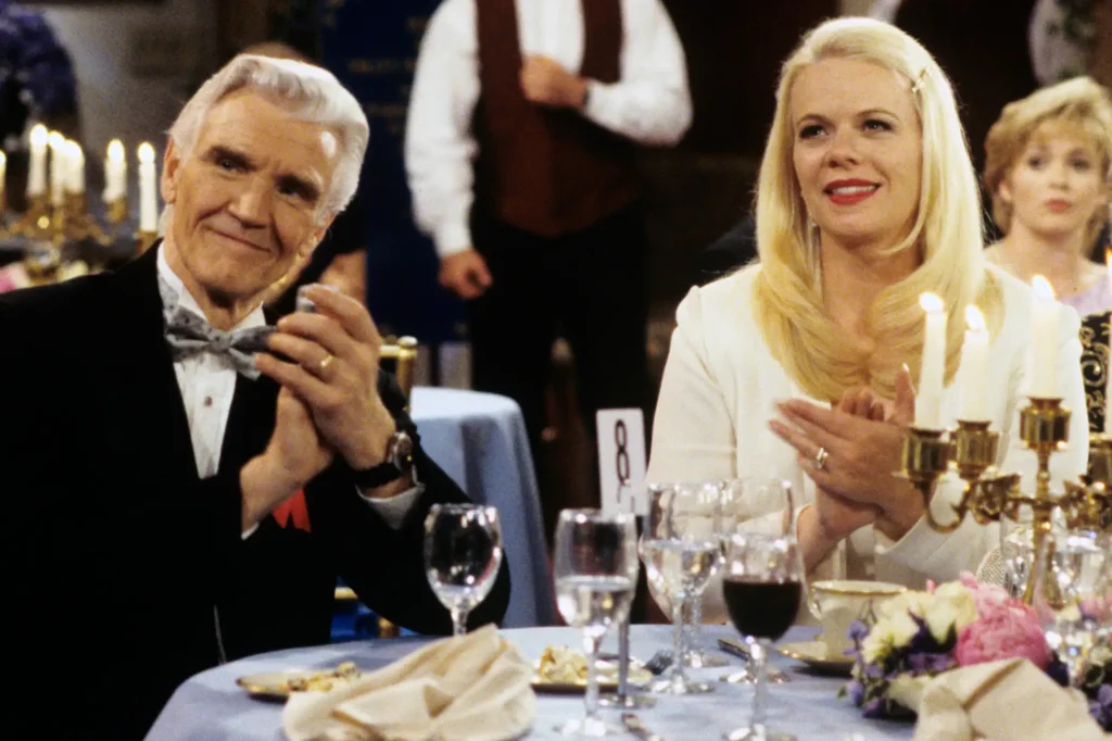 David Canary and Marcy Walker on 'All My Children' in 1997.