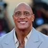 Dwayne Johnson attends The Smashing Machine red carpet during the 82nd Venice International Film Festival