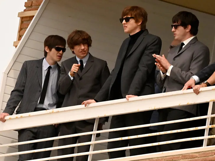 Beatlemania Returns as New Fab Four Film Cast Spotted Together Harris Dickinson, Paul Mescal, Barry Keoghan & Joseph Quinn Spotted For First Time Together