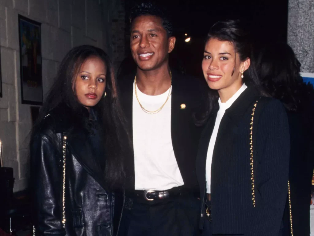 Jermaine Jackson with his wife and daughter, Autumn, in Los Angeles in 1997.