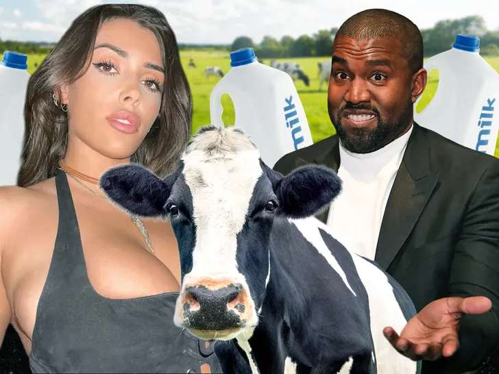 Kanye West Pours Milk Down Bianca's Chest In Music Video For 'Gemini Season'