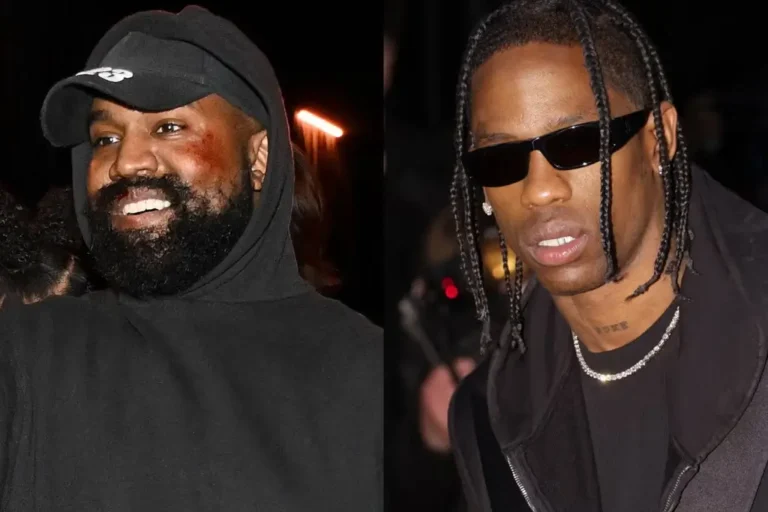 Kanye West and Travis Scott