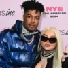L R Blue Face and Jaidyn Alexis attend Creators Inc NYE