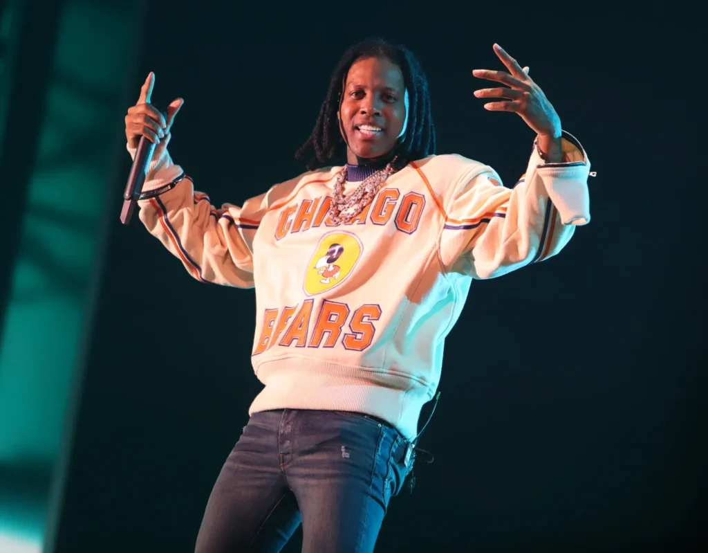 Lil Durk performs at Amazon Music Live Concert Series