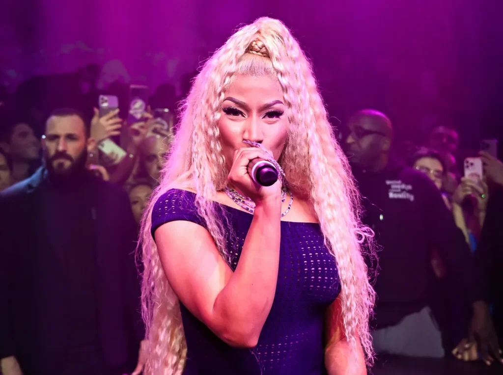 Nicki Minaj performs onstage during New Years Eve at E11EVEN Miami