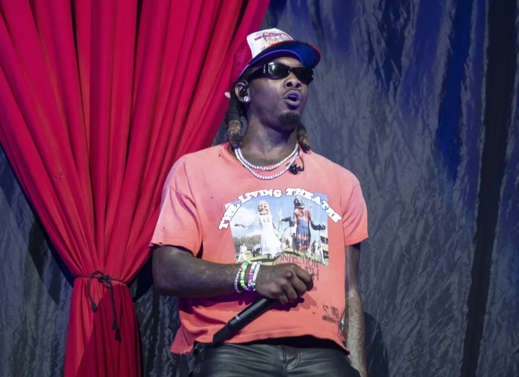 Offset performs during NBA YoungBoy MASA TOUR at State Farm Arena
