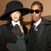 Rihanna and Met Gala Co Chair A$AP Rocky attend the 2025 Met Gala