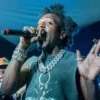 Sauce Walka performs on stage during the Lil Keke “Can’t Rain Forever” album release party at Bar 5015