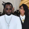 Sean Combs (L) and singer Cassie Ventura arrives for the 2018 Met Gala