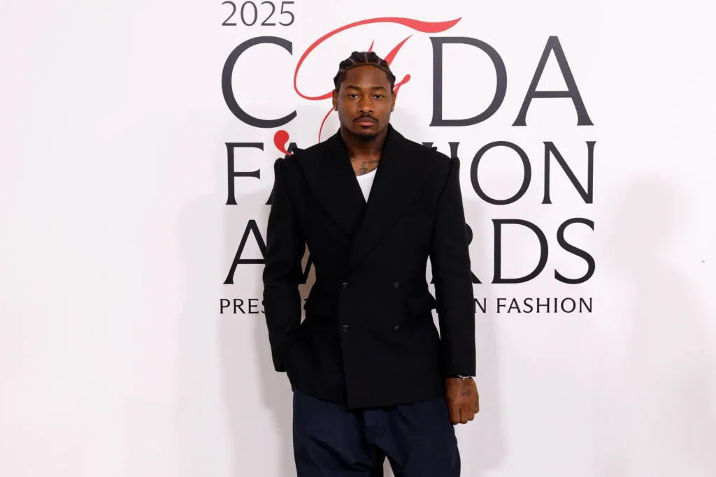 Stefon Diggs and Chris Griffith Dispute Travel Records in Ongoing Lawsuit 5 Stefon Diggs attends the 2025 CFDA Awards at American Museum of Natural History