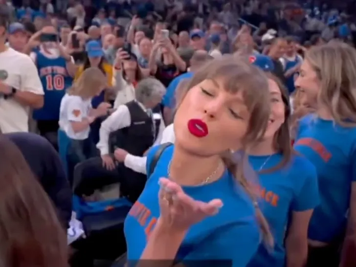 Taylor Swift Turns Heads Courtside at NBA Finals Taylor Swift Attends Knicks Game 4 at MSG Ahead of Wedding