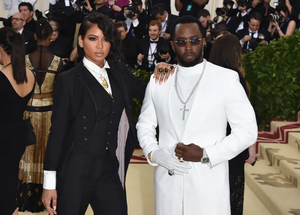 Cassie Ventura and Sean Diddy Combs attend the Heavenly Bodies Fashion & The Catholic Imagination Costume Institute Gala at The Metropolitan Museum of Art on May 7, 2018 in New York City.