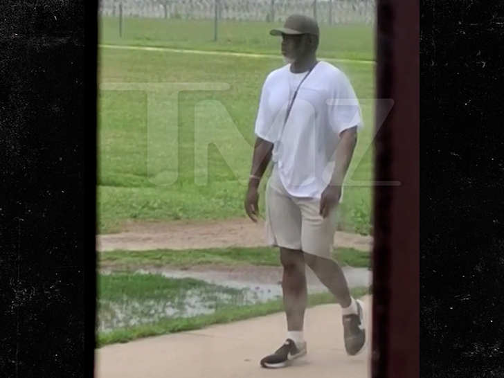 Diddy Seen Walking at FCI Fort Dix in Rare Prison Video