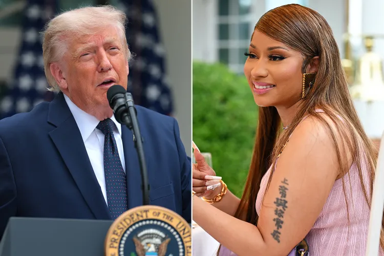 Donald Trump Nicki Minaj.