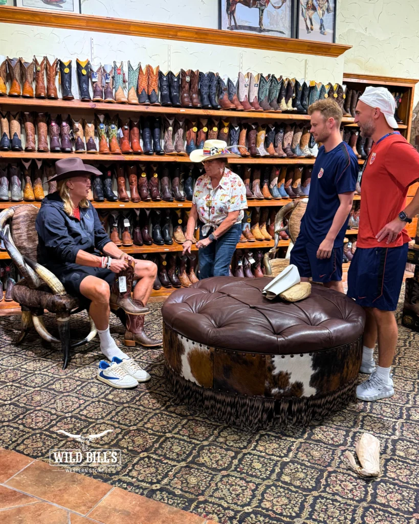 Erling Haaland Spends $10K on Texas Cowboy Souvenirs 8 Erling Haaland Dallas western wear shop