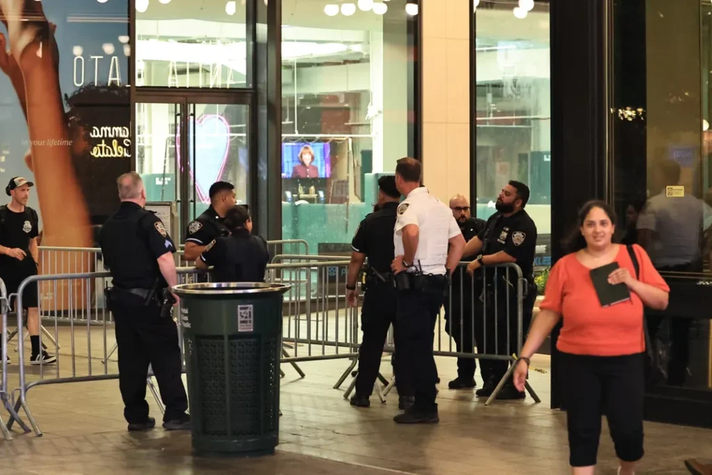 Taylor Swift, Travis Kelce Wedding Day Arrives at MSG 8 Heavy Security and Road Closures Surround Madison Square Garden for Taylor Swift and Travis Kelce's Wedding