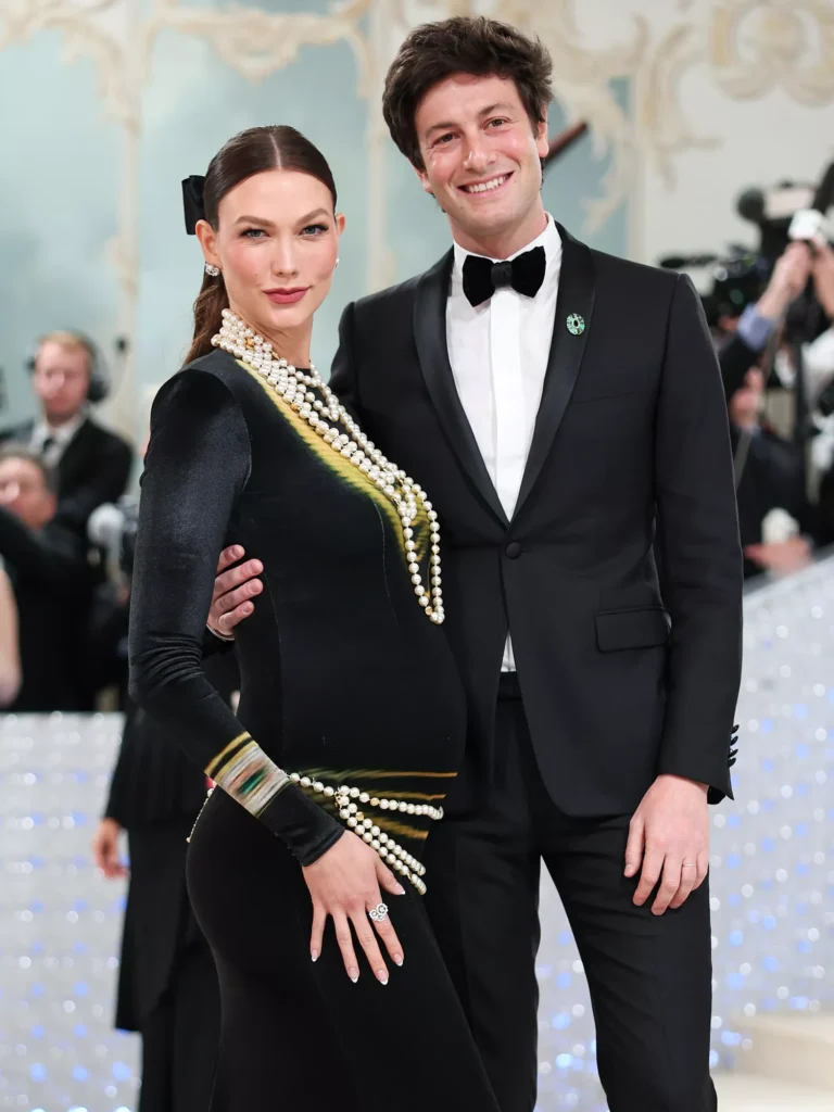 Karlie Kloss and Joshua Kushner at the 2023 Met Gala.
