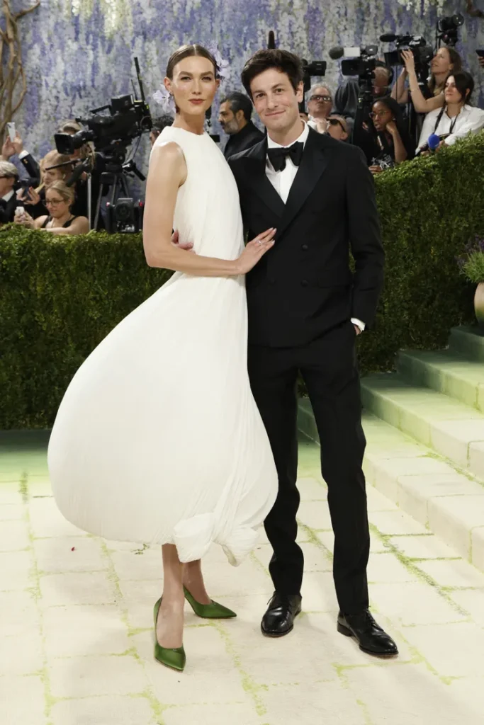 Karlie Kloss and Joshua Kushner at the 2026 Met Gala.