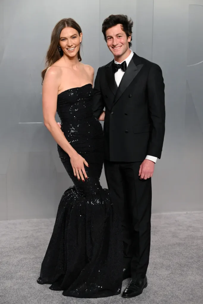 Karlie Kloss and Joshua Kushner at the 2026 Vanity Fair Oscar Party.