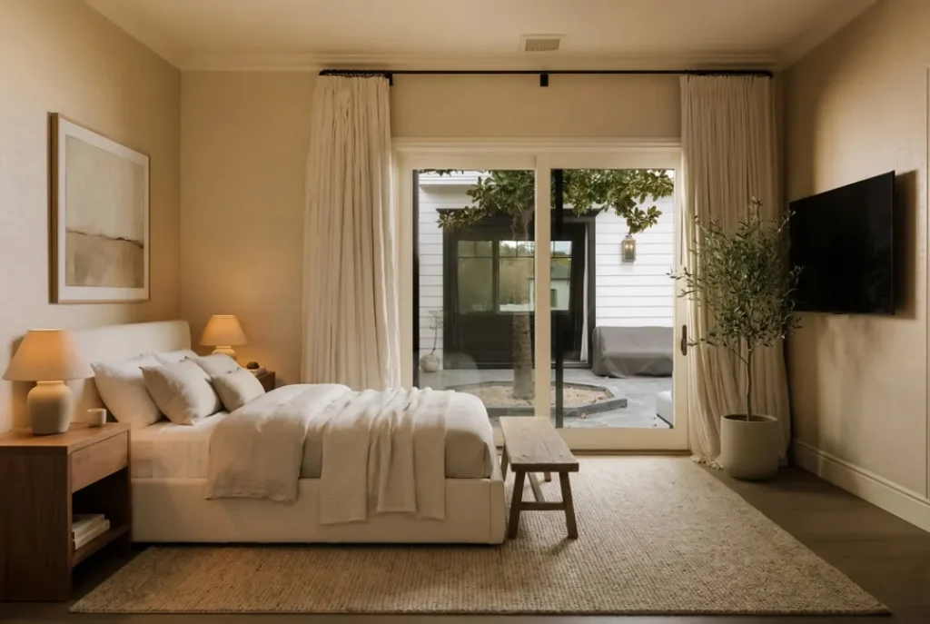 Kylie Jenner's Hidden Hills Home bed room