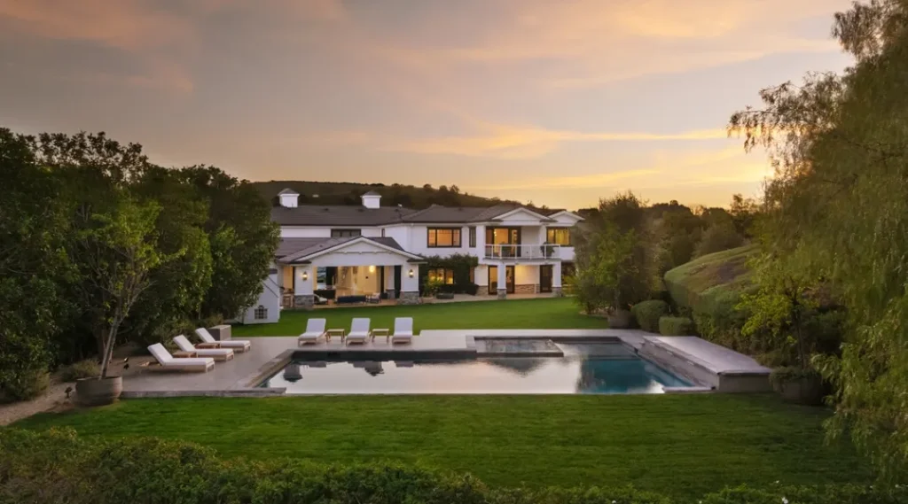 Kylie Jenner's Hidden Hills Home outside view