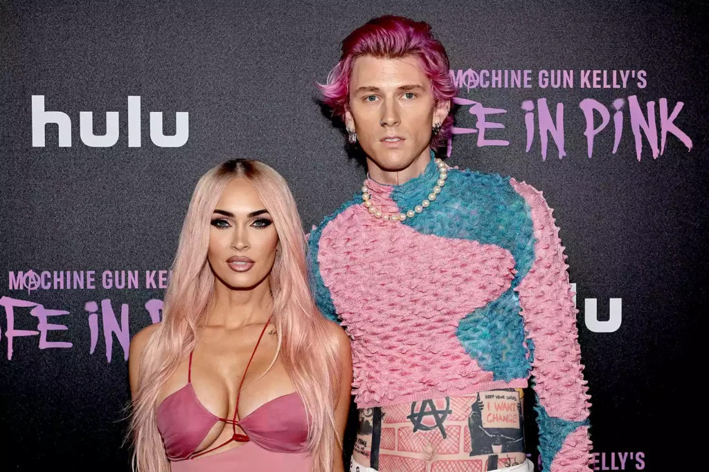 Megan Fox Fires Back at Critic With Exes Joke 5 Megan Fox and MGK.