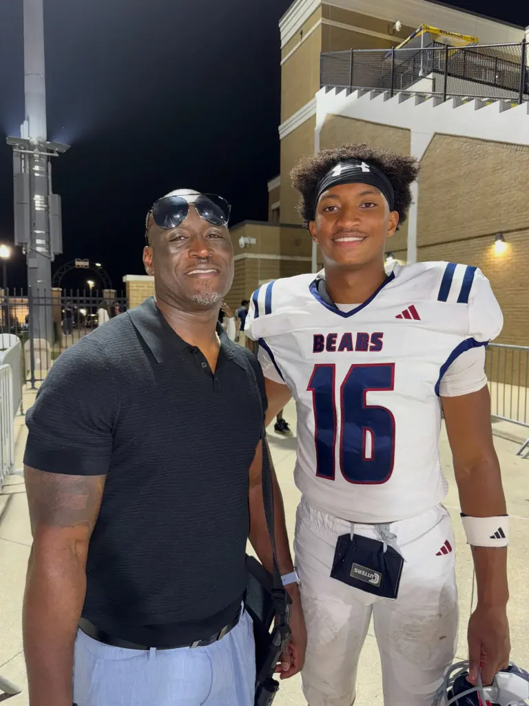 Nolan Wells' Family Gets $100K Support After Teen's Death 5 Nolan Wells, a standout football player, pictured with his father, Elmore Wonsley.