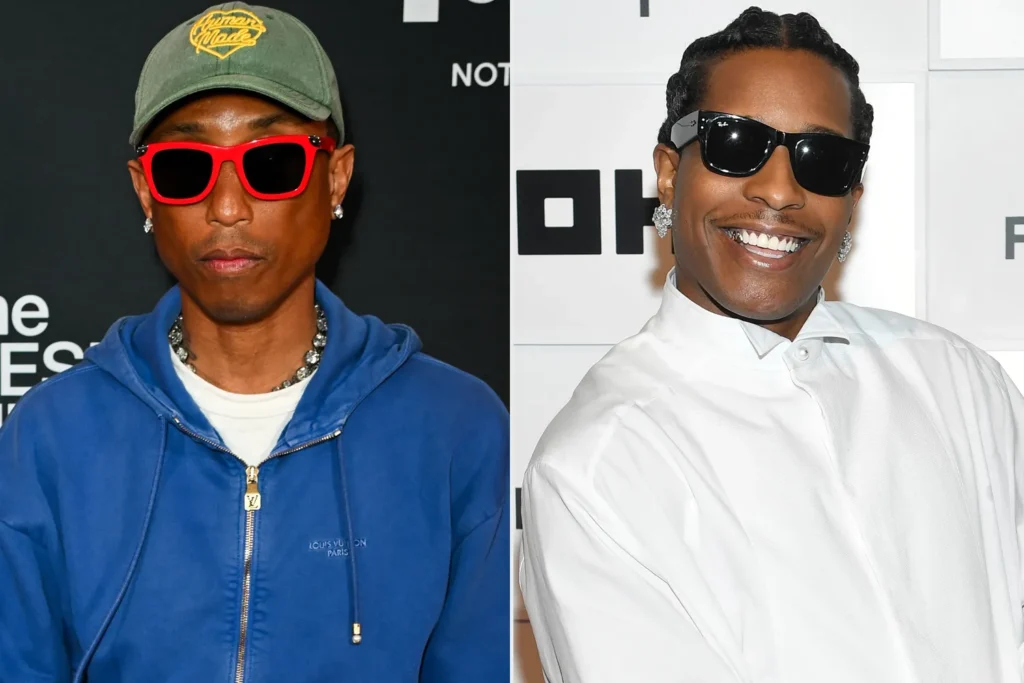 BBC Commentator Mistakes Pharrell for A$AP Rocky at World Cup 5 Pharrell Williams A$AP Rocky.