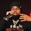 Rapper Pooh Shiesty performs onstage during 2021 Shiesty Season Spring Fest at Central Station on April 11, 2021 in Atlanta, Georgia.