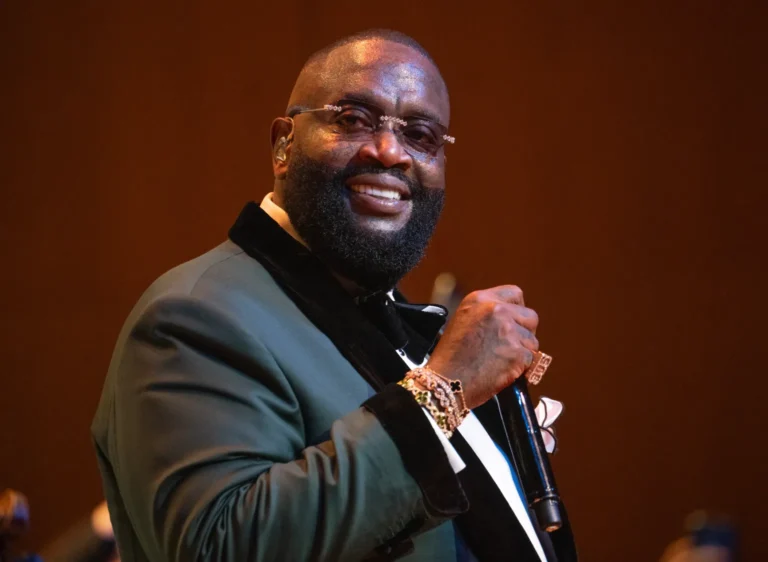 Rick Ross Defends Floyd Mayweather Amid Money Rumors Rapper Rick Ross performs during Rick Ross A Holiday Affair With The Atlanta Pops Orchestra at Atlanta Symphony Hall on December 29, 2024 in Atlanta, Georgia.