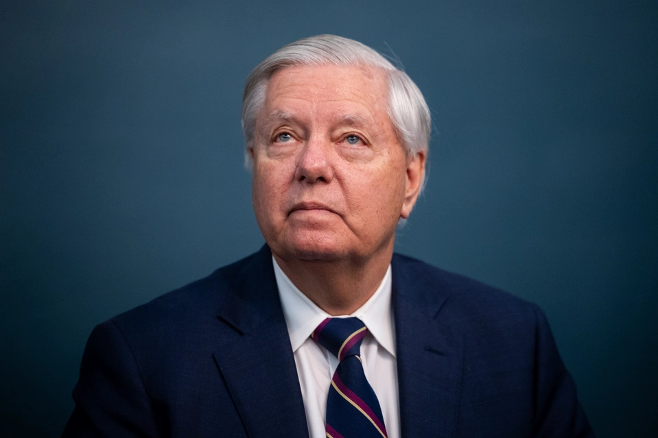 Sen. Lindsey Graham (R S.C.) is seen at the U.S. Capitol on June 5, 2025