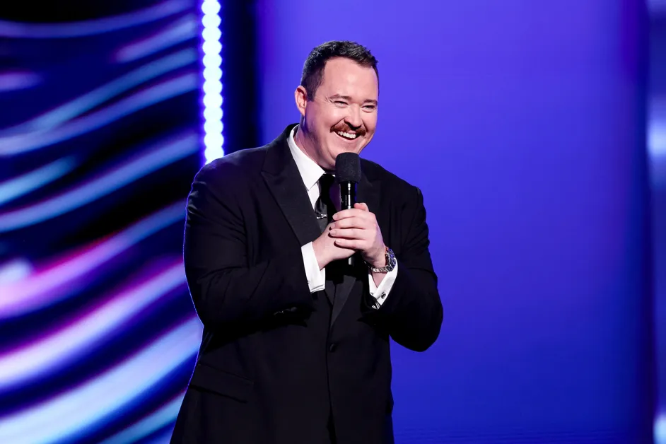 Shane Gillis at the 2025 ESPY Awards held at the Dolby Theatre on July 16, 2025 in Los Angeles, California.