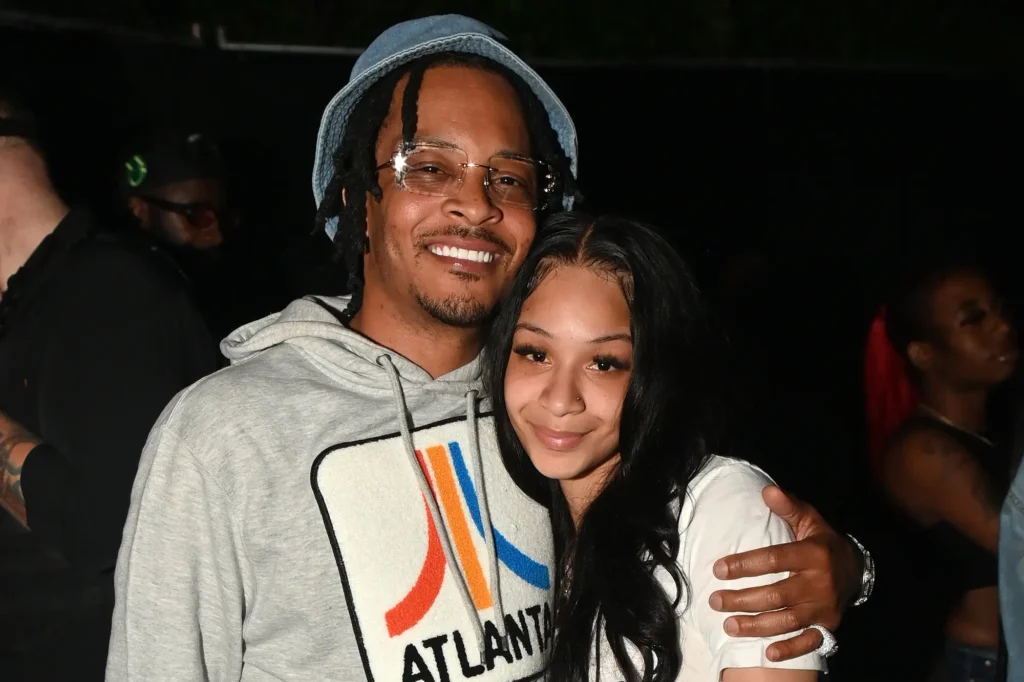 T.I. and Deyjah Harris attend The Sesh on April 20, 2023 in Atlanta, Georgia.