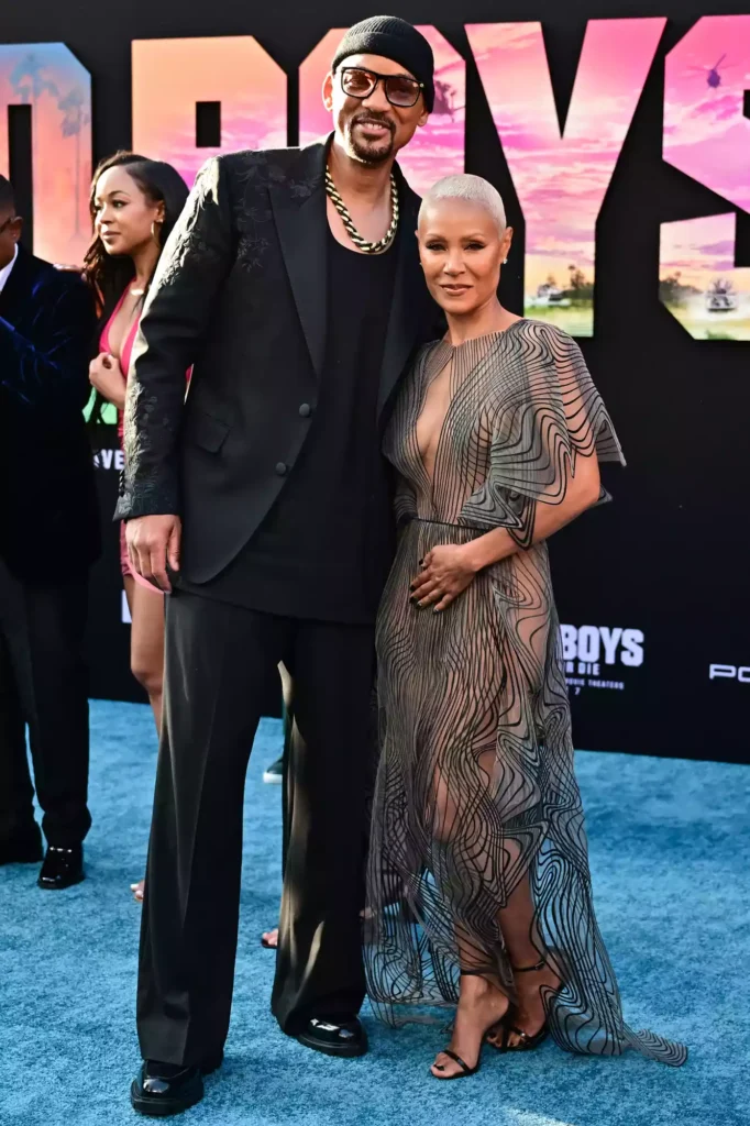Will Smith and Jada Pinkett Smith at the Los Angeles premiere of ‘Bad Boys Ride or Die’ in May 2025.