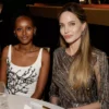 Zahara Jolie (left) and Angelina Jolie.