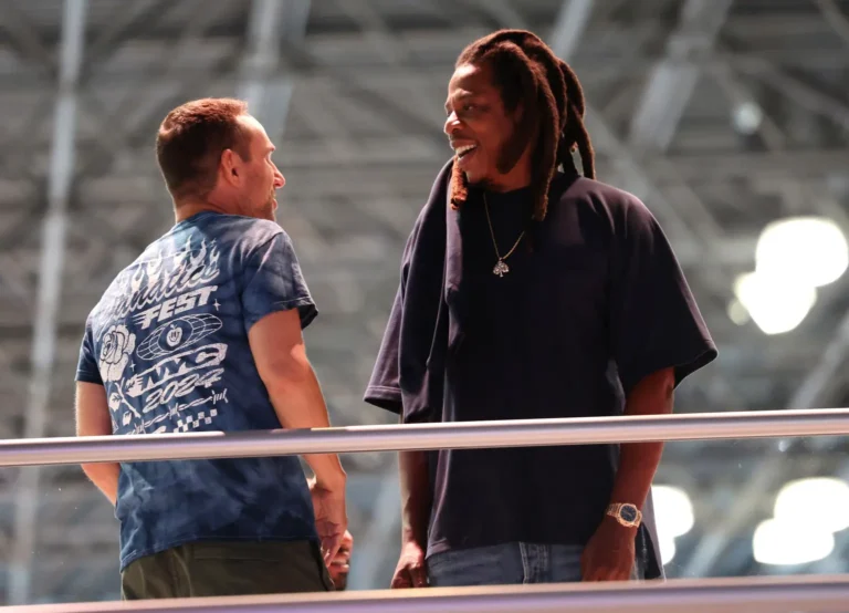 michael rubin jay z enjoying